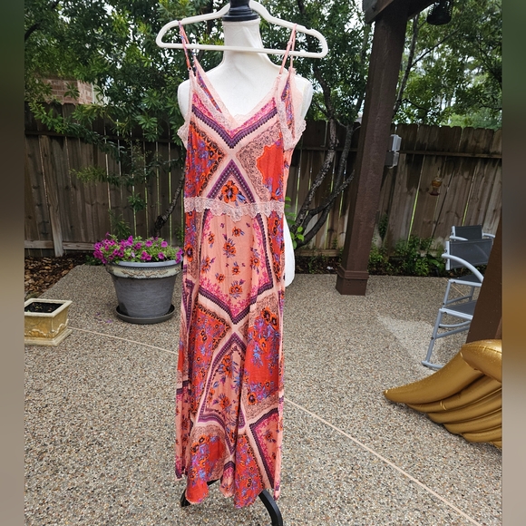 Free people Stevie Scarf Print Maxi Dress   XS - Picture 6 of 16
